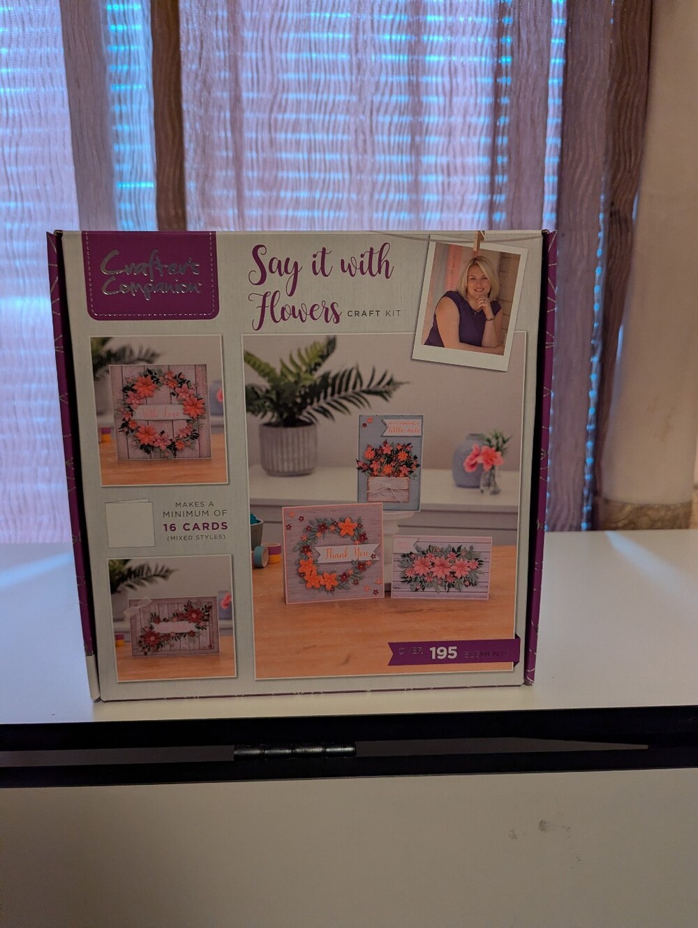 NEW Crafter's Companion , "Say It With Flowers" Craft Kit - 195 Pcs, # 48
